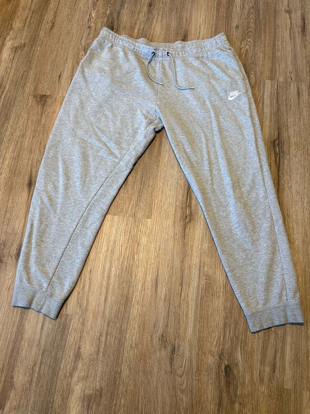 Nike Sportswear Club Fleece Sweatpants Men's XL Gray Joggers Futura Logo 36x29